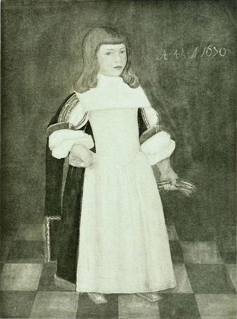 An illustration from Two centuries of costume in America, MDCXX-MDCCCXX, 1903, leaf 404