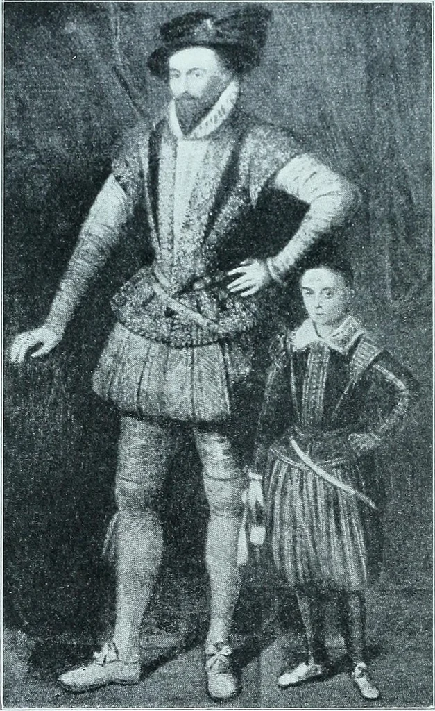 An illustration from Two centuries of costume in America, MDCXX-MDCCCXX, 1903, leaf 51