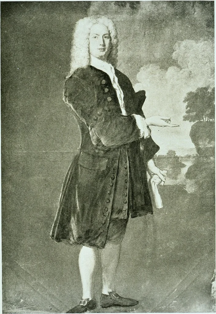 An illustration from Two centuries of costume in America, MDCXX-MDCCCXX, 1903, leaf 124