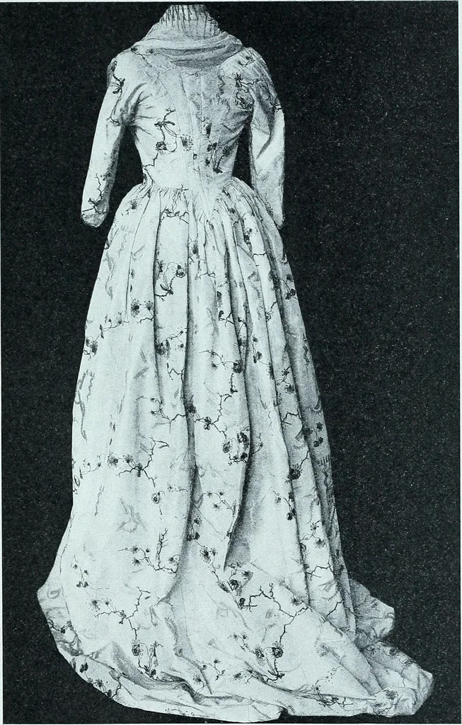 An illustration from Two centuries of costume in America, MDCXX-MDCCCXX, 1903, leaf 136