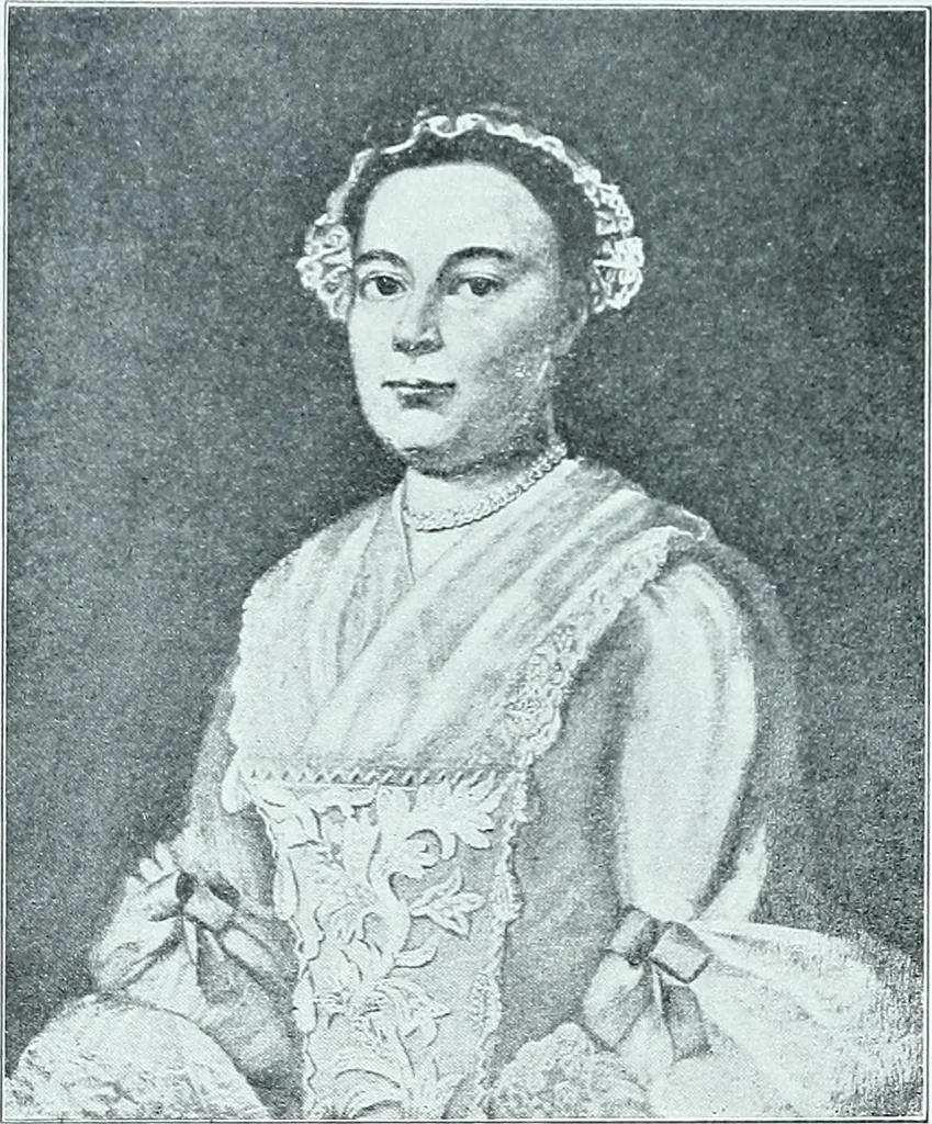 An illustration from Two centuries of costume in America, MDCXX-MDCCCXX, 1903, leaf 139