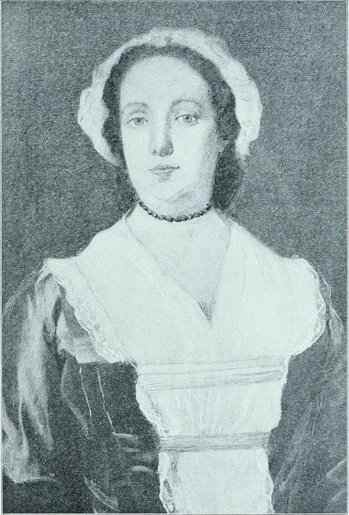 An illustration from Two centuries of costume in America, MDCXX-MDCCCXX, 1903, leaf 184