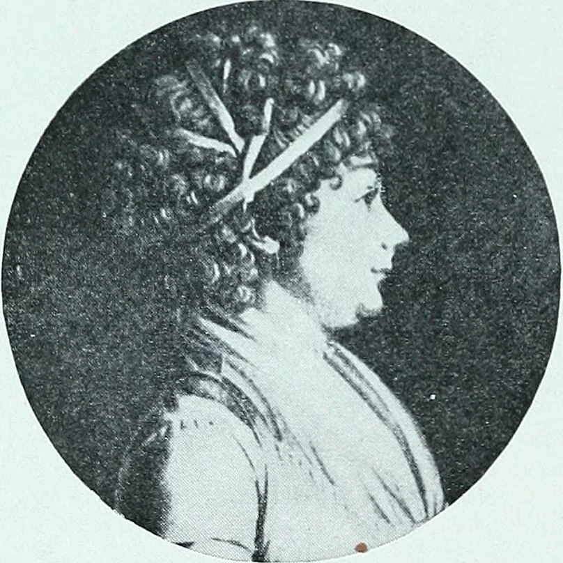 An illustration from Two centuries of costume in America, MDCXX-MDCCCXX, 1903, leaf 203