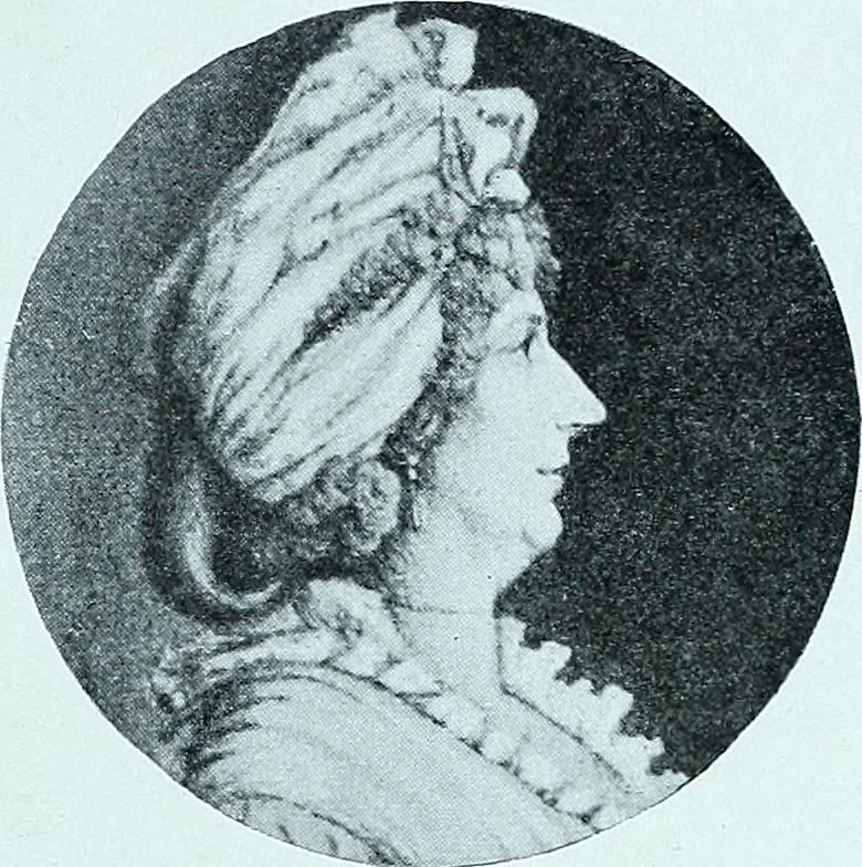 An illustration from Two centuries of costume in America, MDCXX-MDCCCXX, 1903, leaf 212