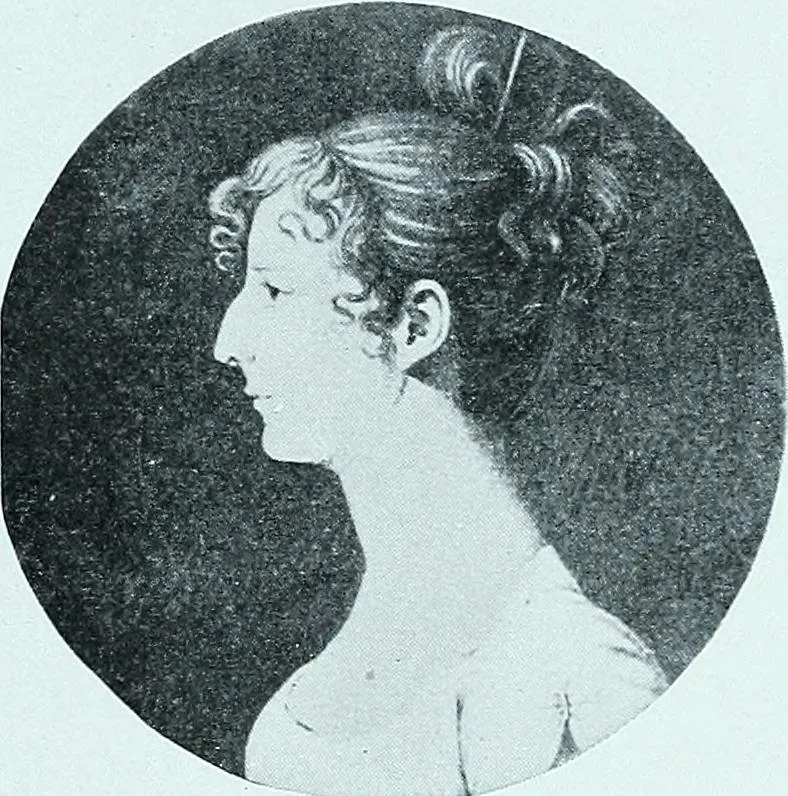 An illustration from Two centuries of costume in America, MDCXX-MDCCCXX, 1903, leaf 220