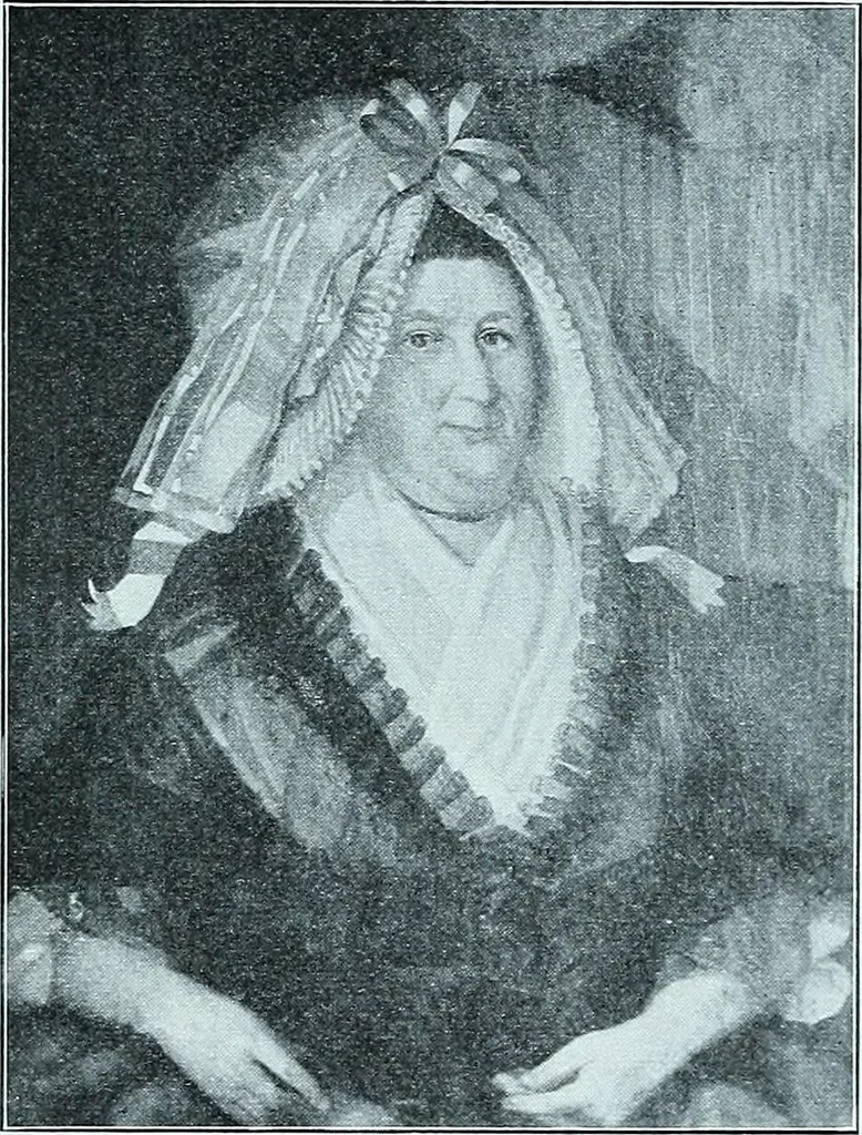 An illustration from Two centuries of costume in America, MDCXX-MDCCCXX, 1903, leaf 252