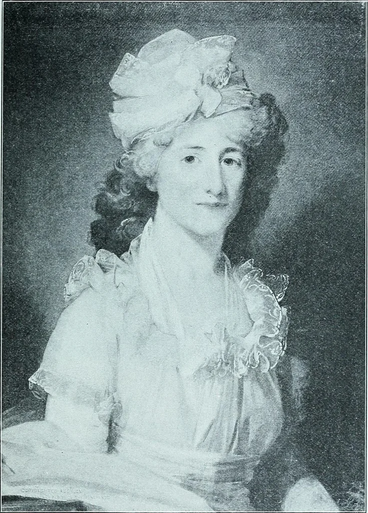 An illustration from Two centuries of costume in America, MDCXX-MDCCCXX, 1903, leaf 296