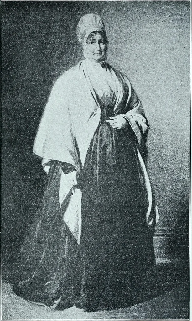 An illustration from Two centuries of costume in America, MDCXX-MDCCCXX, 1903, leaf 308