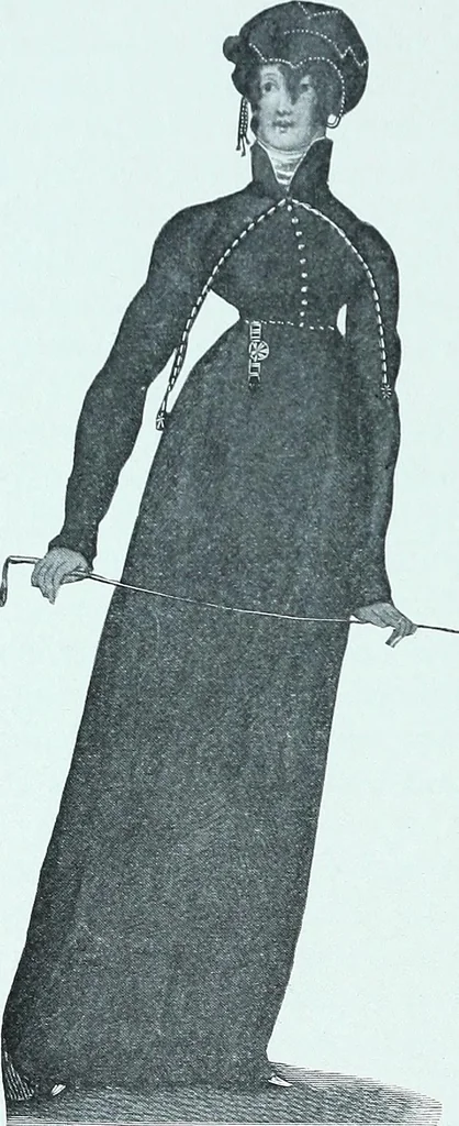 An illustration from Two centuries of costume in America, MDCXX-MDCCCXX, 1903, leaf 339