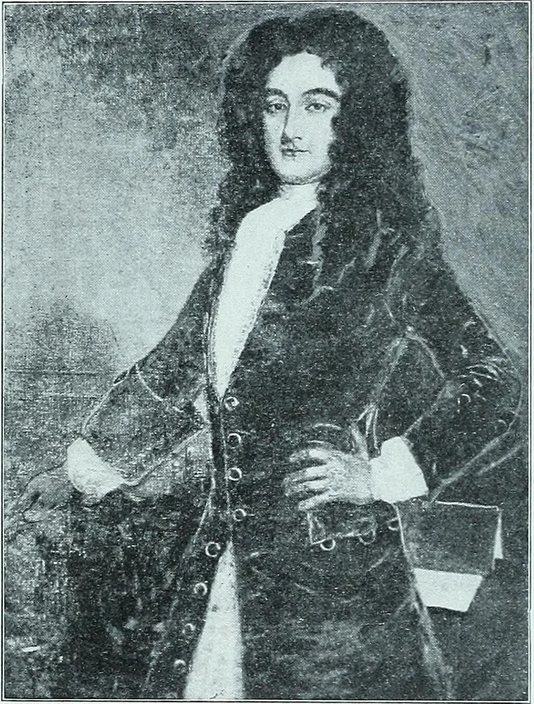 An illustration from Two centuries of costume in America, MDCXX-MDCCCXX, 1903, leaf 36