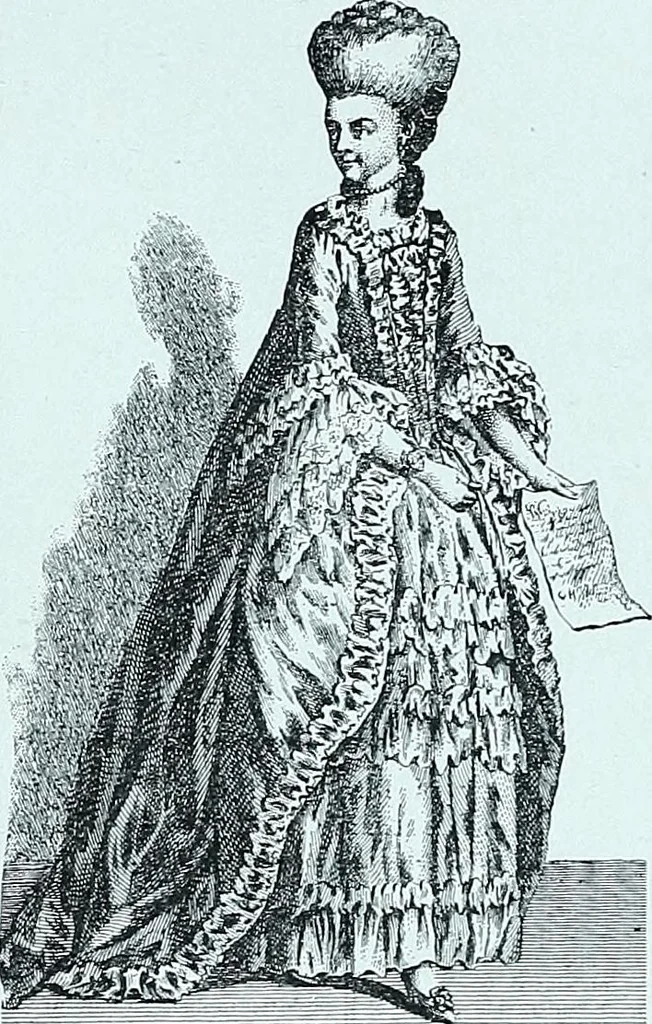 An illustration from Two centuries of costume in America, MDCXX-MDCCCXX, 1903, leaf 392