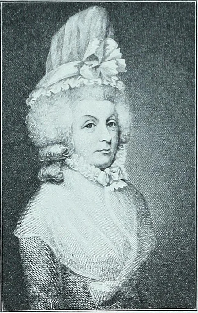 An illustration from Two centuries of costume in America, MDCXX-MDCCCXX, 1903, leaf 423