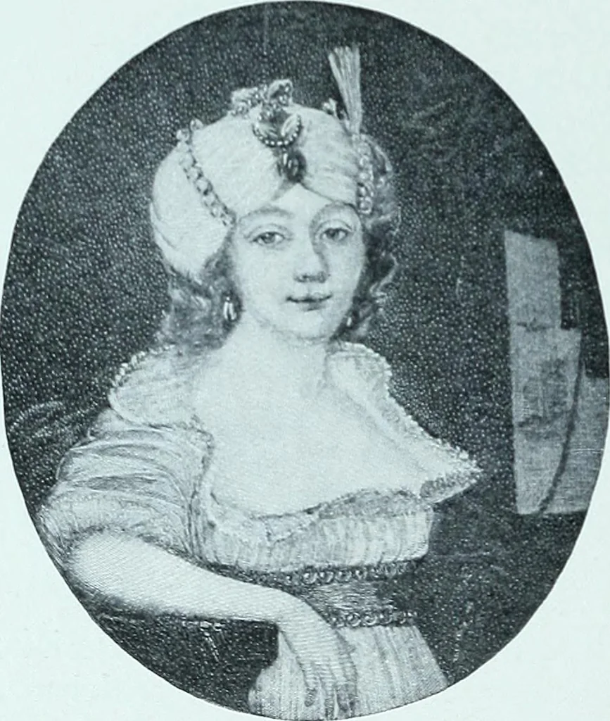 An illustration from Two centuries of costume in America, MDCXX-MDCCCXX, 1903, leaf 465