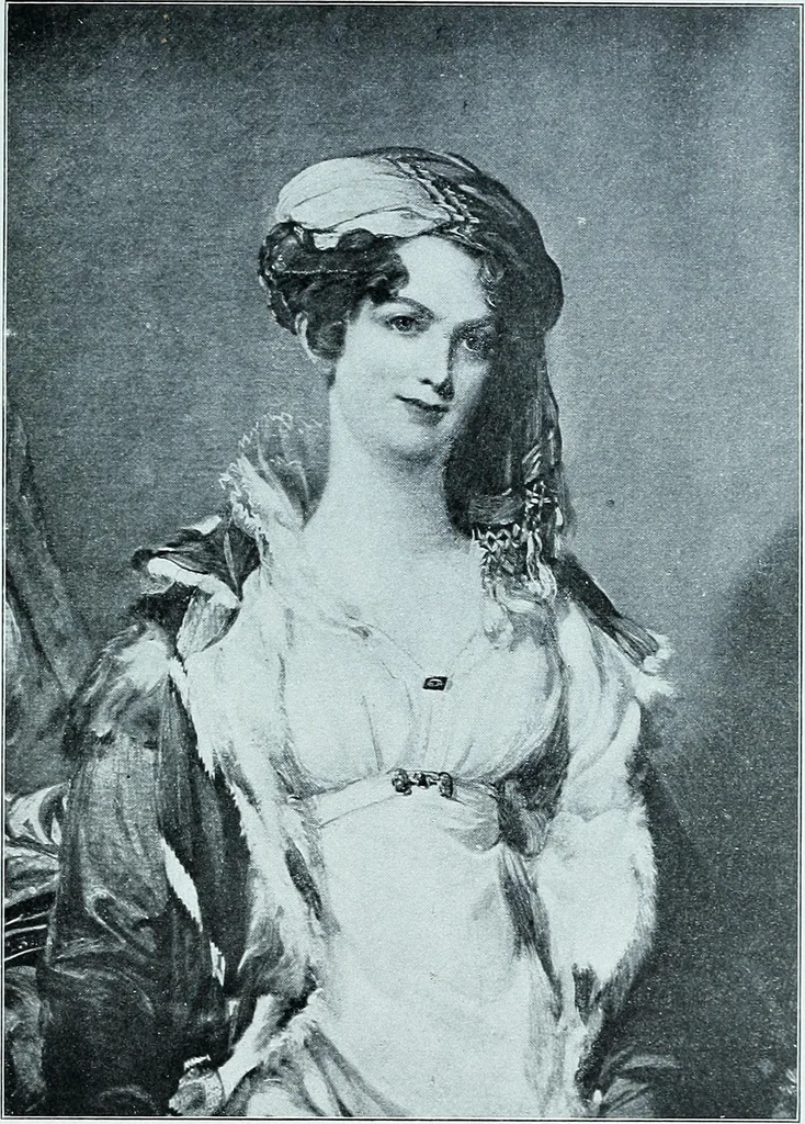 An illustration from Two centuries of costume in America, MDCXX-MDCCCXX, 1903, leaf 470
