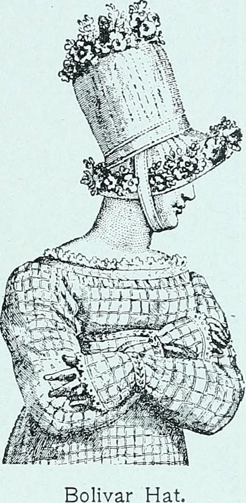 An illustration from Two centuries of costume in America, MDCXX-MDCCCXX, 1903, leaf 498