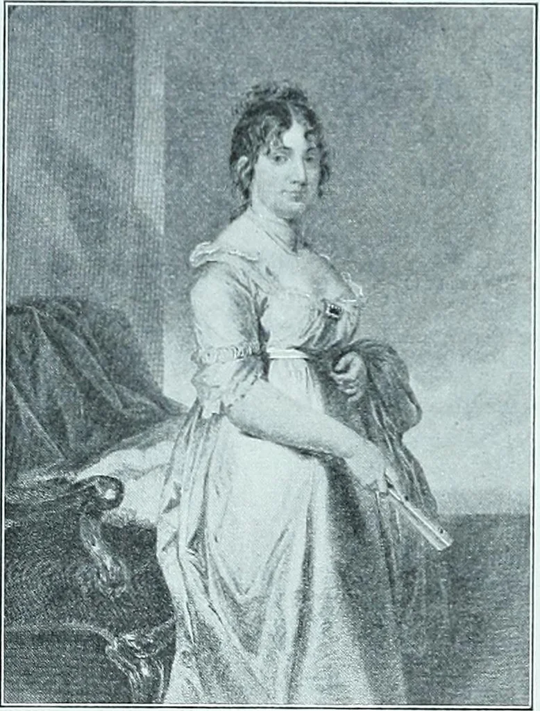 An illustration from Two centuries of costume in America, MDCXX-MDCCCXX, 1903, leaf 535