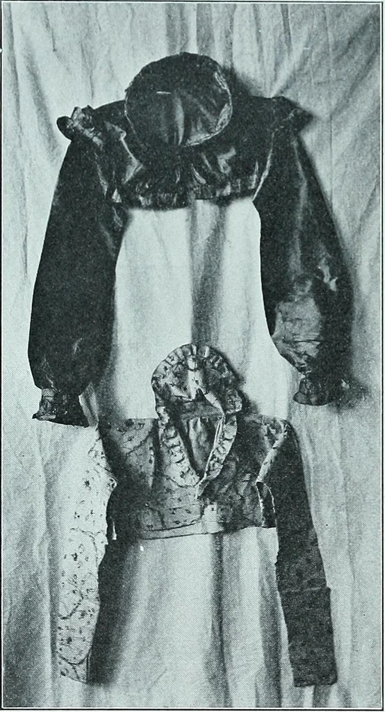An illustration from Two centuries of costume in America, MDCXX-MDCCCXX, 1903, leaf 555