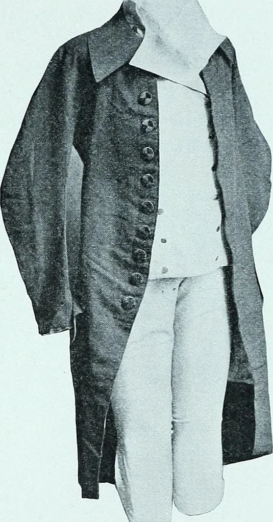 An illustration from Two centuries of costume in America, MDCXX-MDCCCXX, 1903, leaf 66