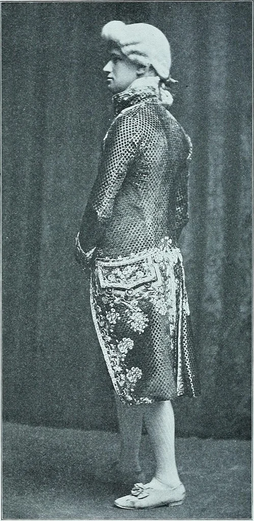 An illustration from Two centuries of costume in America, MDCXX-MDCCCXX, 1903, leaf 70