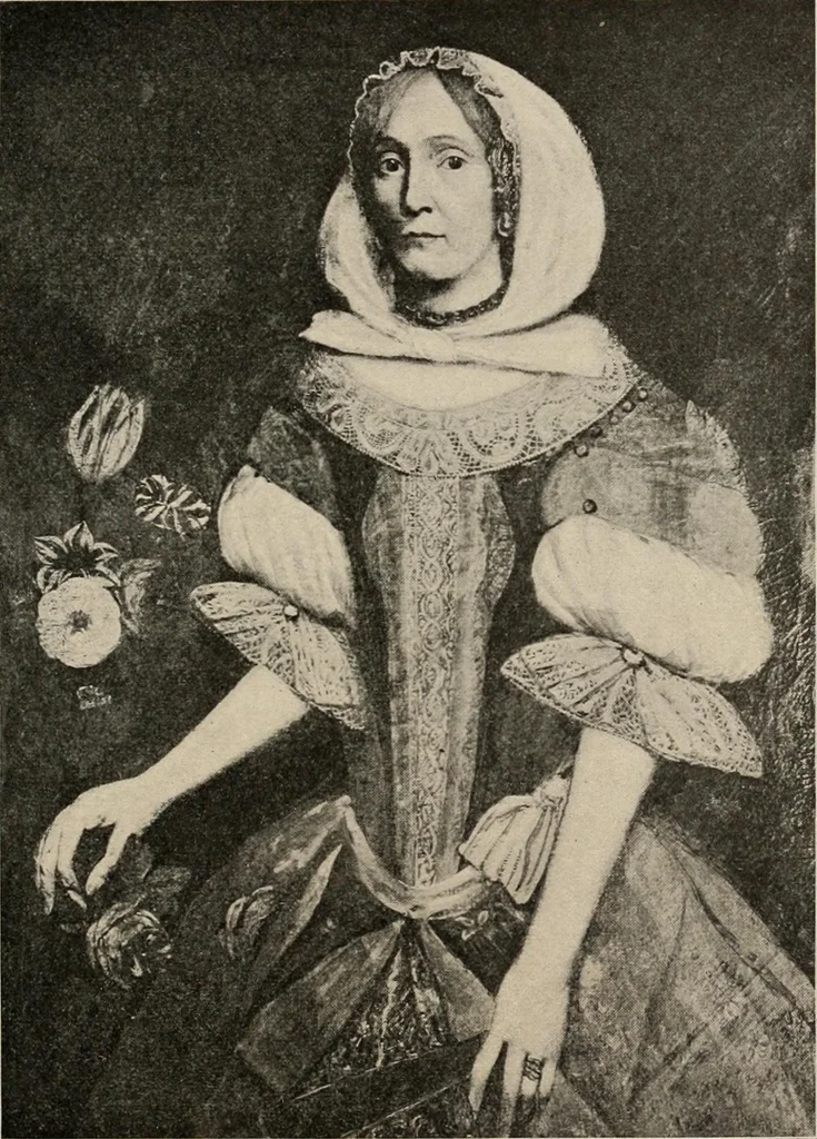 An illustration from Two centuries of costume in America, MDCXX-MDCCCXX, 1903, leaf 110