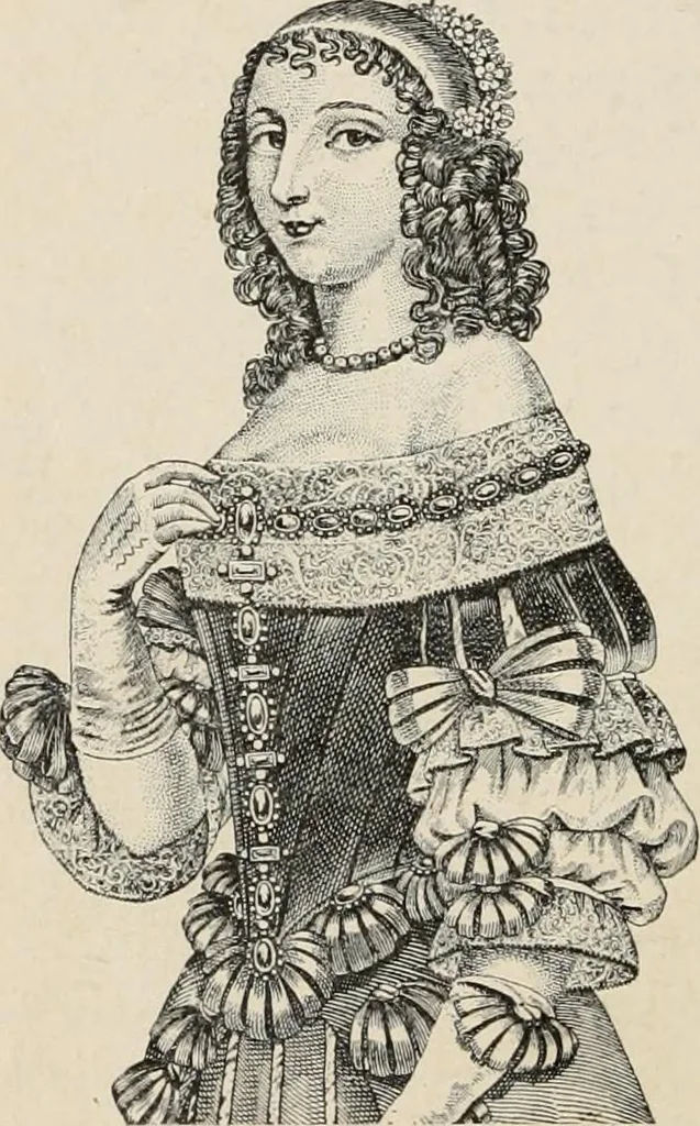 An illustration from Two centuries of costume in America, MDCXX-MDCCCXX, 1903, leaf 125