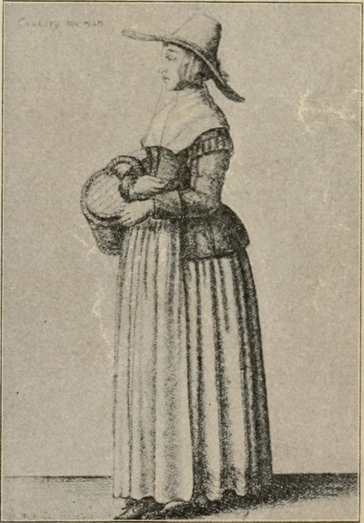 An illustration from Two centuries of costume in America, MDCXX-MDCCCXX, 1903, leaf 138