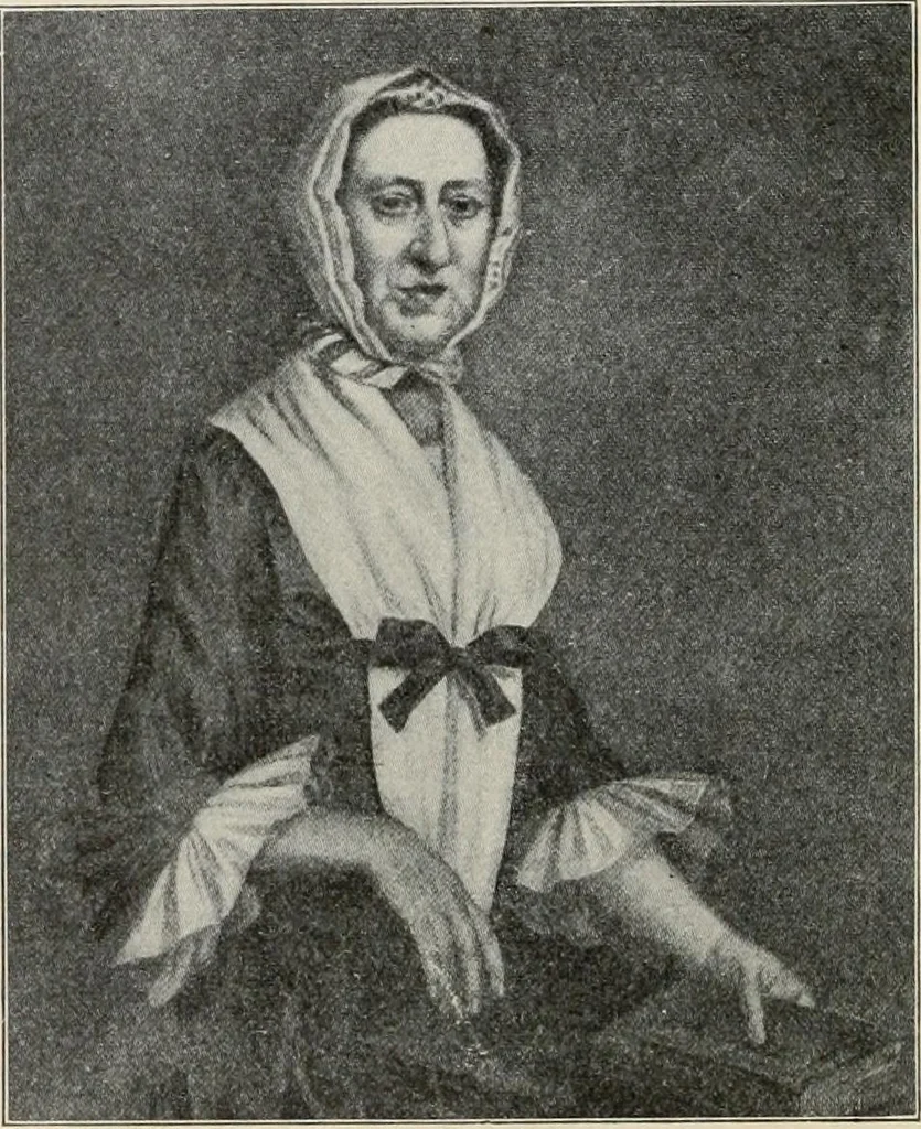 An illustration from Two centuries of costume in America, MDCXX-MDCCCXX, 1903, leaf 145