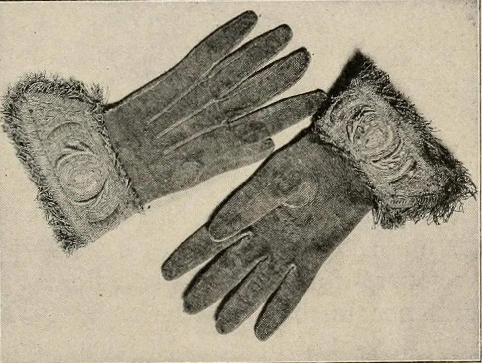 An illustration from Two centuries of costume in America, MDCXX-MDCCCXX, 1903, leaf 202