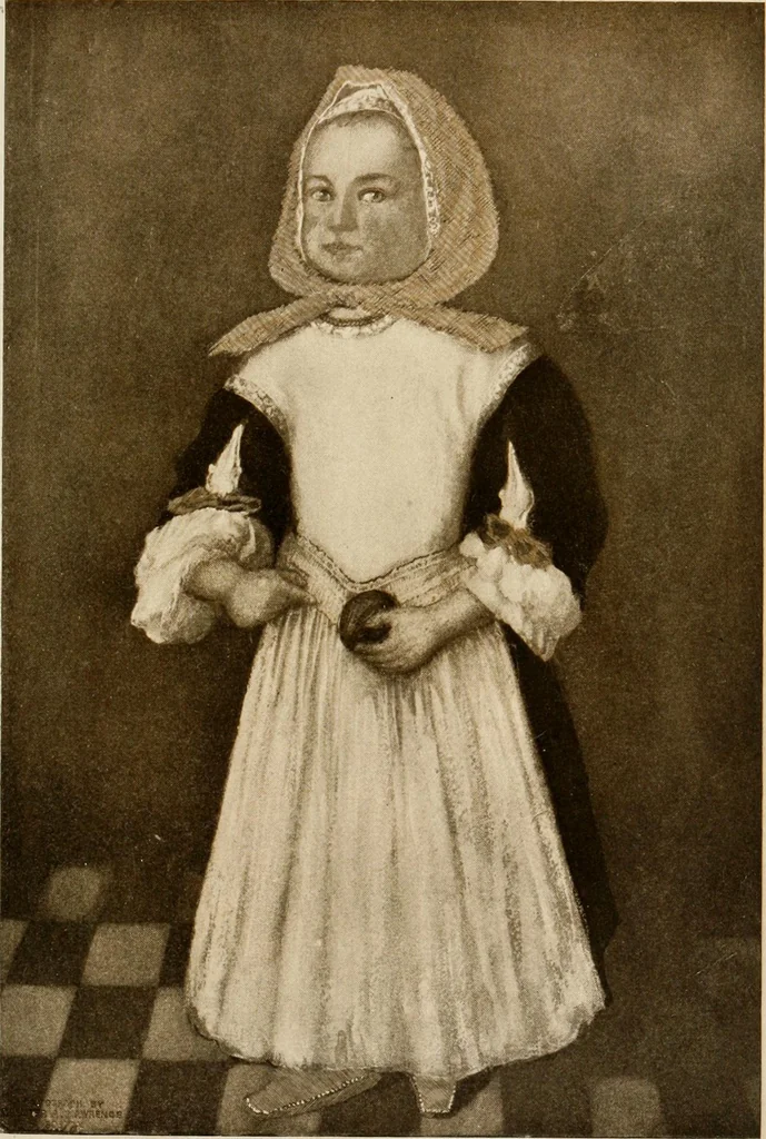 An illustration from Two centuries of costume in America, MDCXX-MDCCCXX, 1903, leaf 350