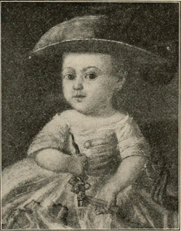 An illustration from Two centuries of costume in America, MDCXX-MDCCCXX, 1903, leaf 372