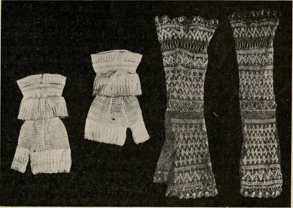 An illustration from Two centuries of costume in America, MDCXX-MDCCCXX, 1903, leaf 388