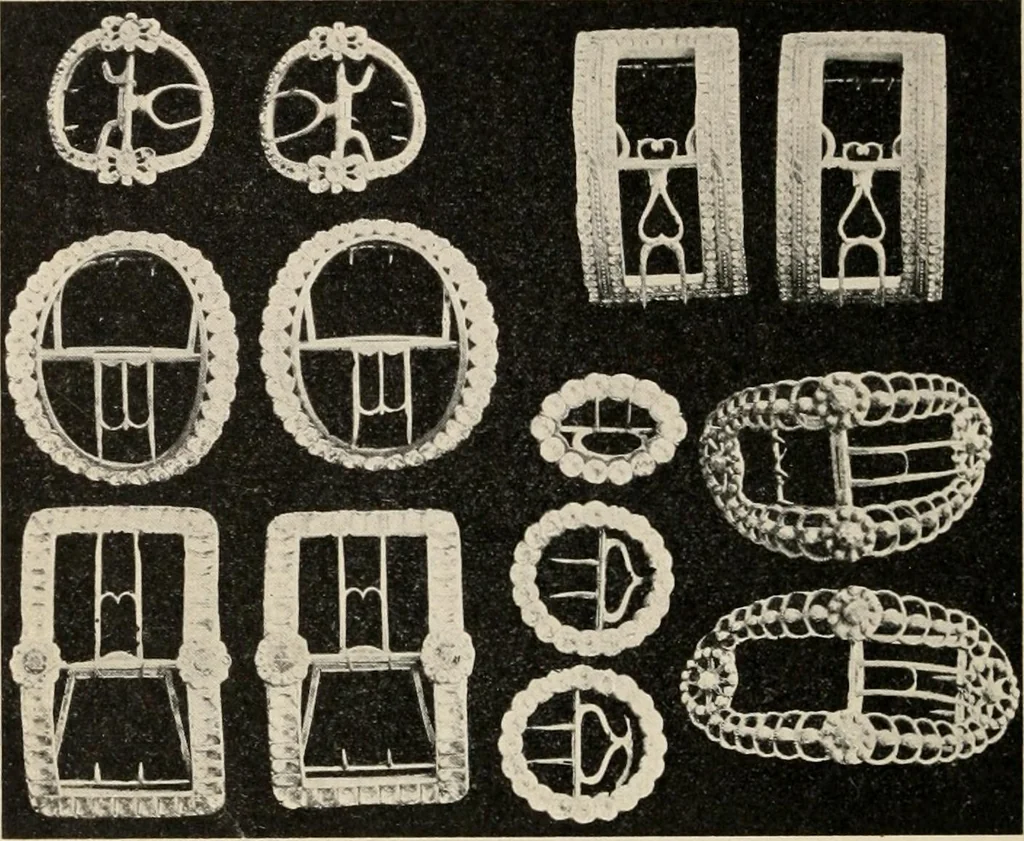 An illustration from Two centuries of costume in America, MDCXX-MDCCCXX, 1903, leaf 477