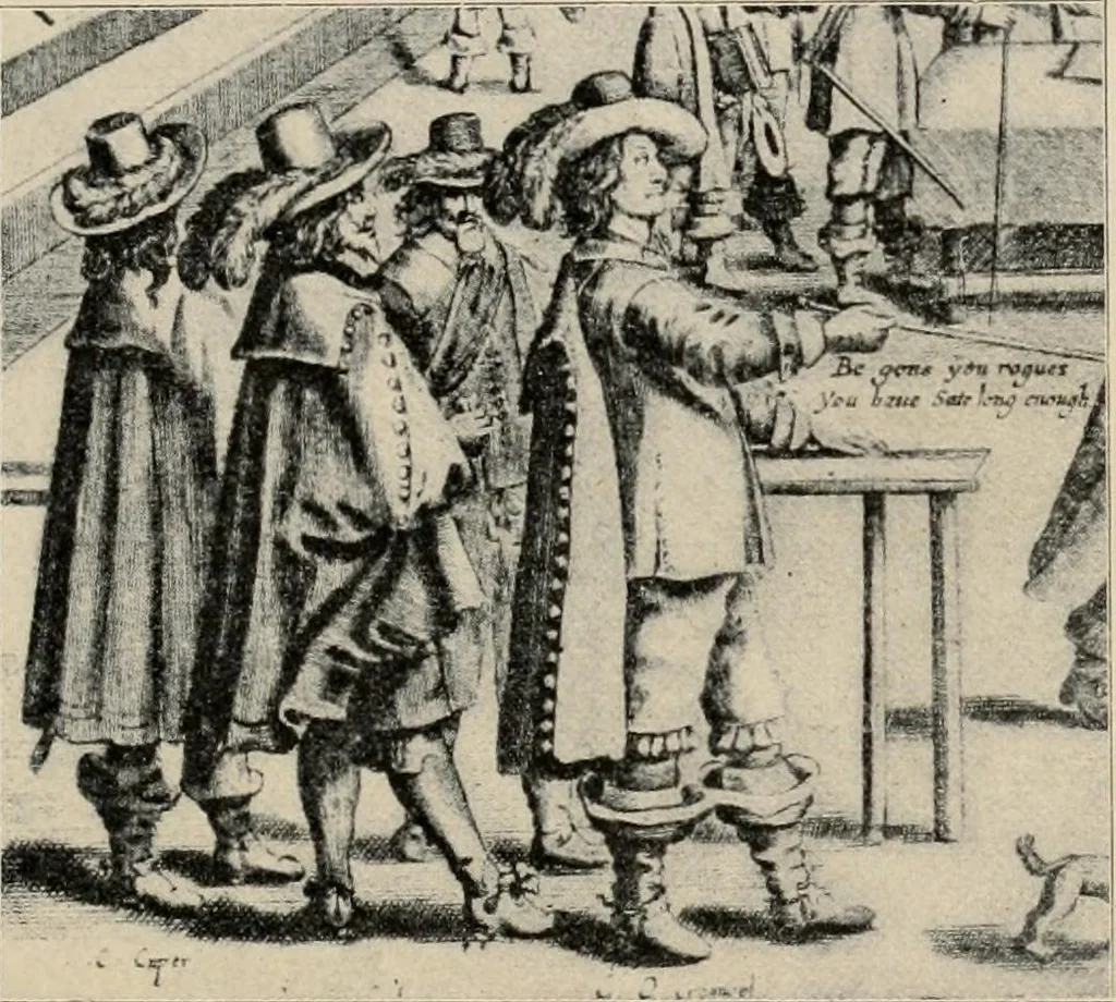 An illustration from Two centuries of costume in America, MDCXX-MDCCCXX, 1903, leaf 64