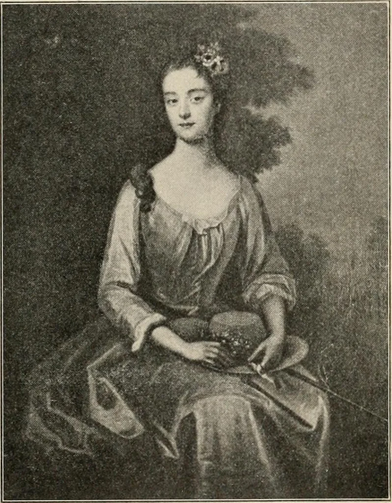 An illustration from Two centuries of costume in America, MDCXX-MDCCCXX, 1903, leaf 124
