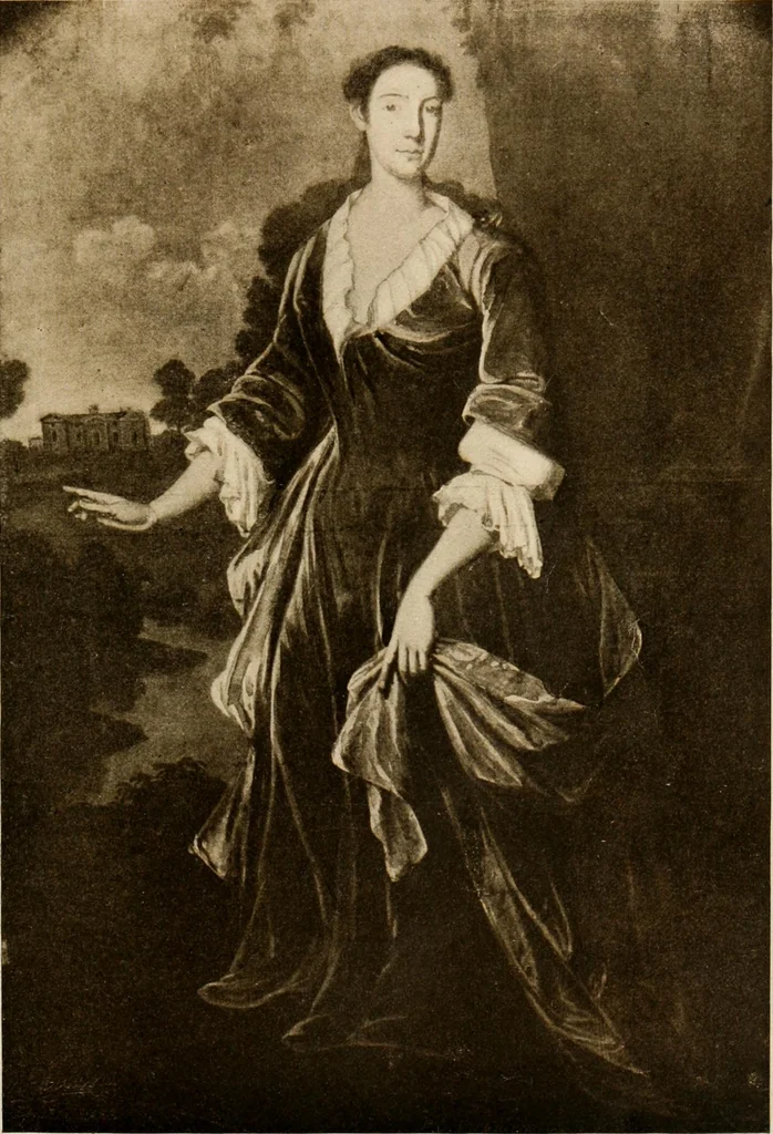 An illustration from Two centuries of costume in America, MDCXX-MDCCCXX, 1903, leaf 130