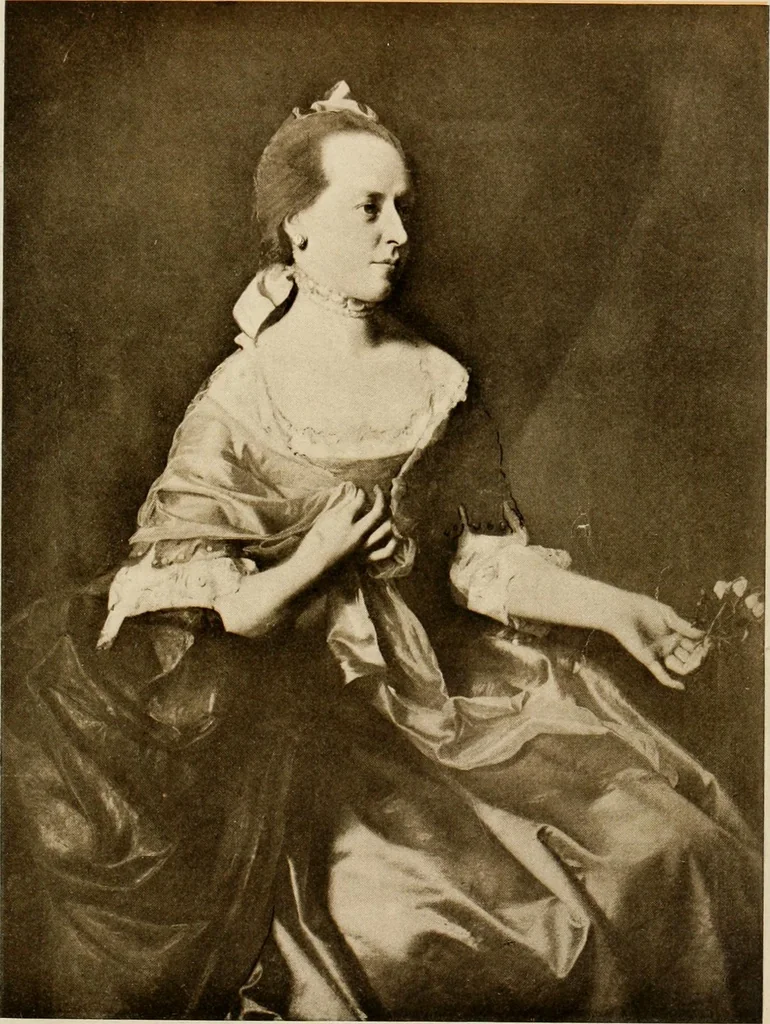 An illustration from Two centuries of costume in America, MDCXX-MDCCCXX, 1903, leaf 148