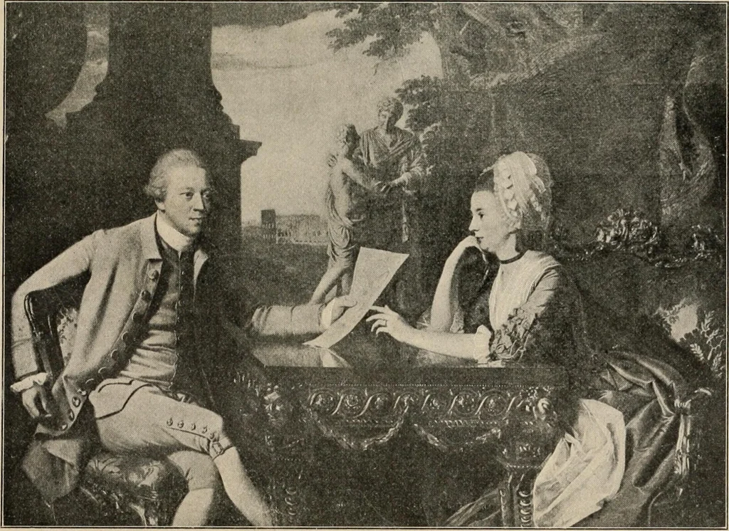 An illustration from Two centuries of costume in America, MDCXX-MDCCCXX, 1903, leaf 164