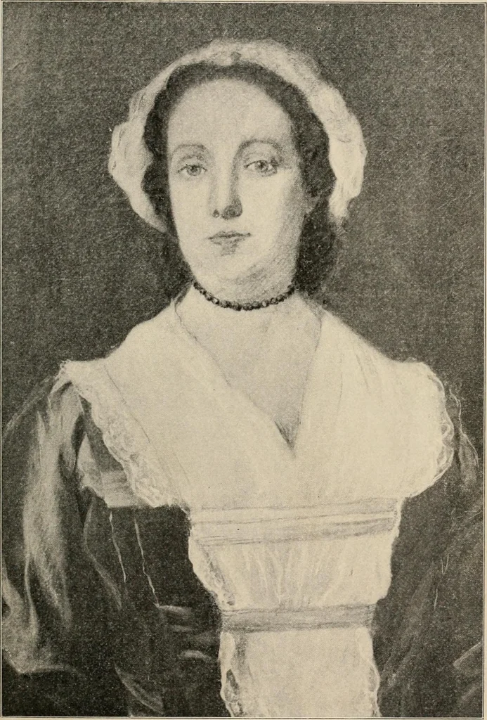 An illustration from Two centuries of costume in America, MDCXX-MDCCCXX, 1903, leaf 186