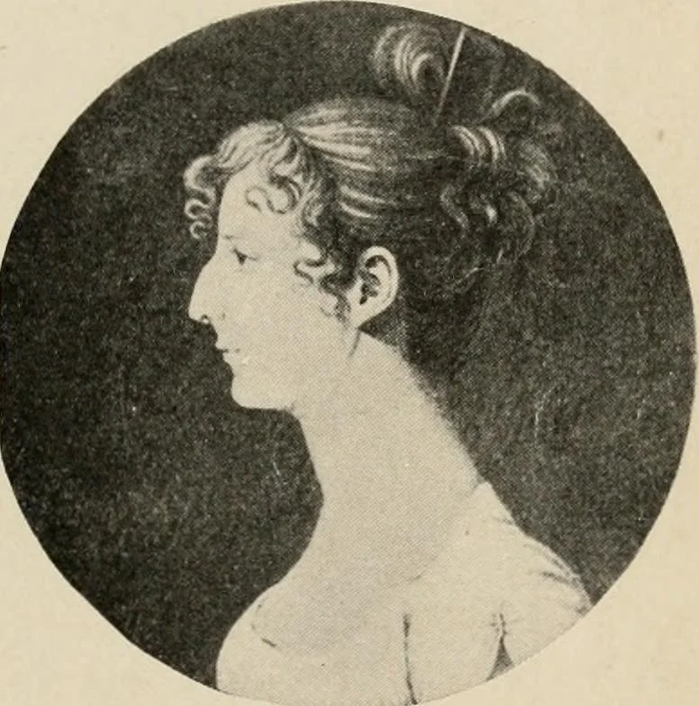 An illustration from Two centuries of costume in America, MDCXX-MDCCCXX, 1903, leaf 222