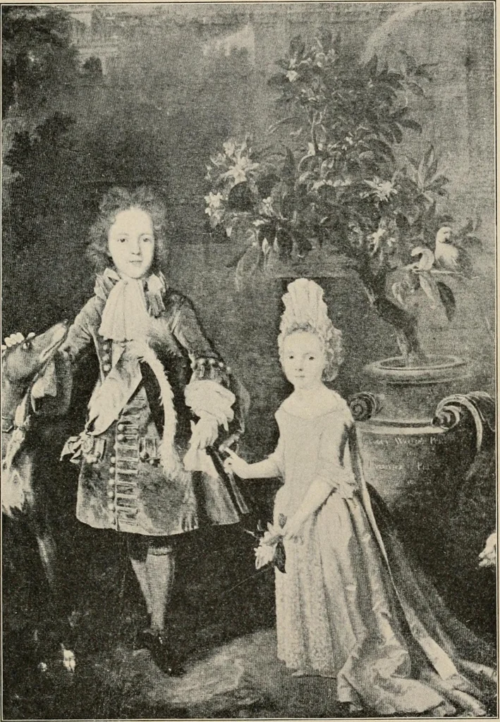 An illustration from Two centuries of costume in America, MDCXX-MDCCCXX, 1903, leaf 232