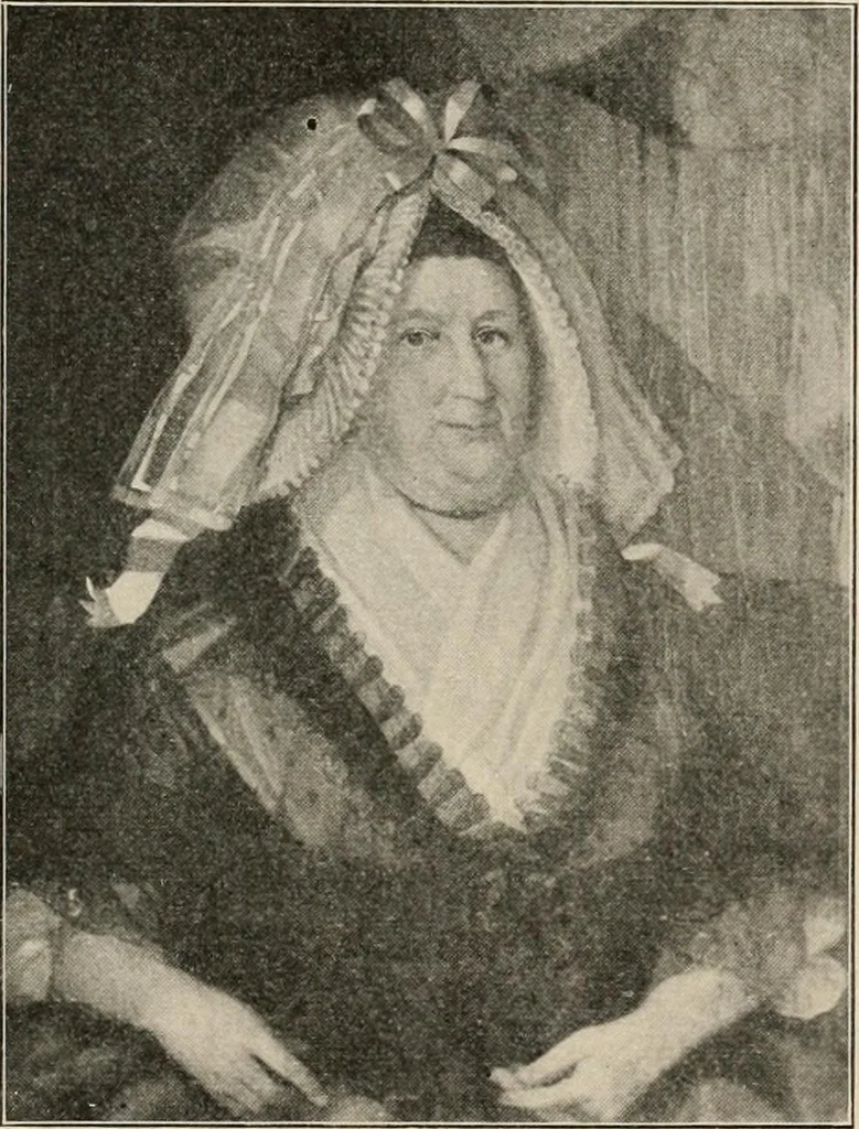 An illustration from Two centuries of costume in America, MDCXX-MDCCCXX, 1903, leaf 254