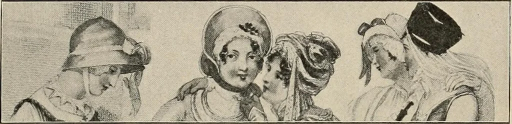 An illustration from Two centuries of costume in America, MDCXX-MDCCCXX, 1903, leaf 284