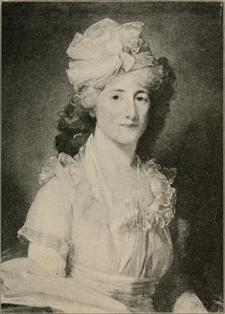 An illustration from Two centuries of costume in America, MDCXX-MDCCCXX, 1903, leaf 298