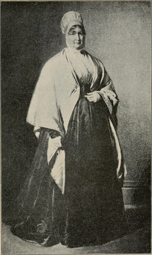 An illustration from Two centuries of costume in America, MDCXX-MDCCCXX, 1903, leaf 310