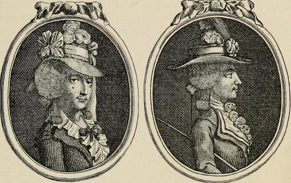 An illustration from Two centuries of costume in America, MDCXX-MDCCCXX, 1903, leaf 334