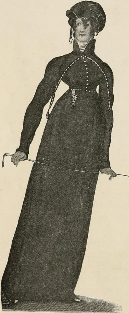 An illustration from Two centuries of costume in America, MDCXX-MDCCCXX, 1903, leaf 341