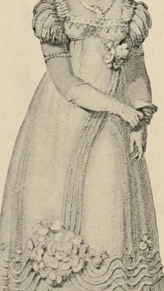An illustration from Two centuries of costume in America, MDCXX-MDCCCXX, 1903, leaf 358