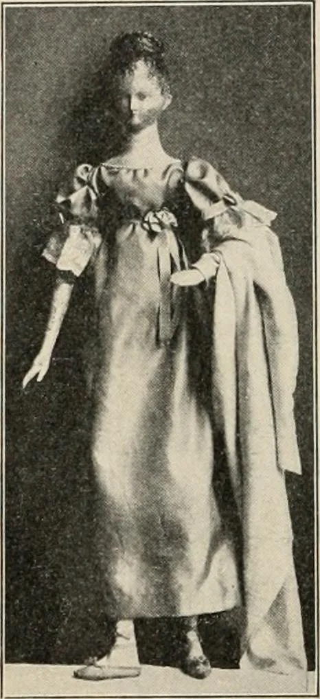 An illustration from Two centuries of costume in America, MDCXX-MDCCCXX, 1903, leaf 383