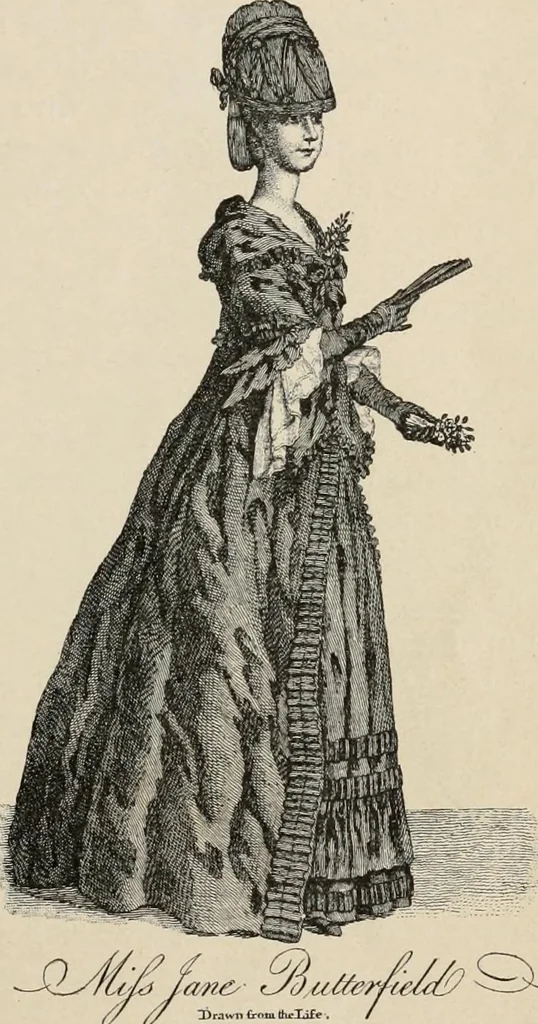 An illustration from Two centuries of costume in America, MDCXX-MDCCCXX, 1903, leaf 390