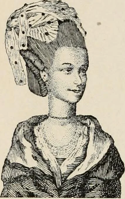An illustration from Two centuries of costume in America, MDCXX-MDCCCXX, 1903, leaf 397